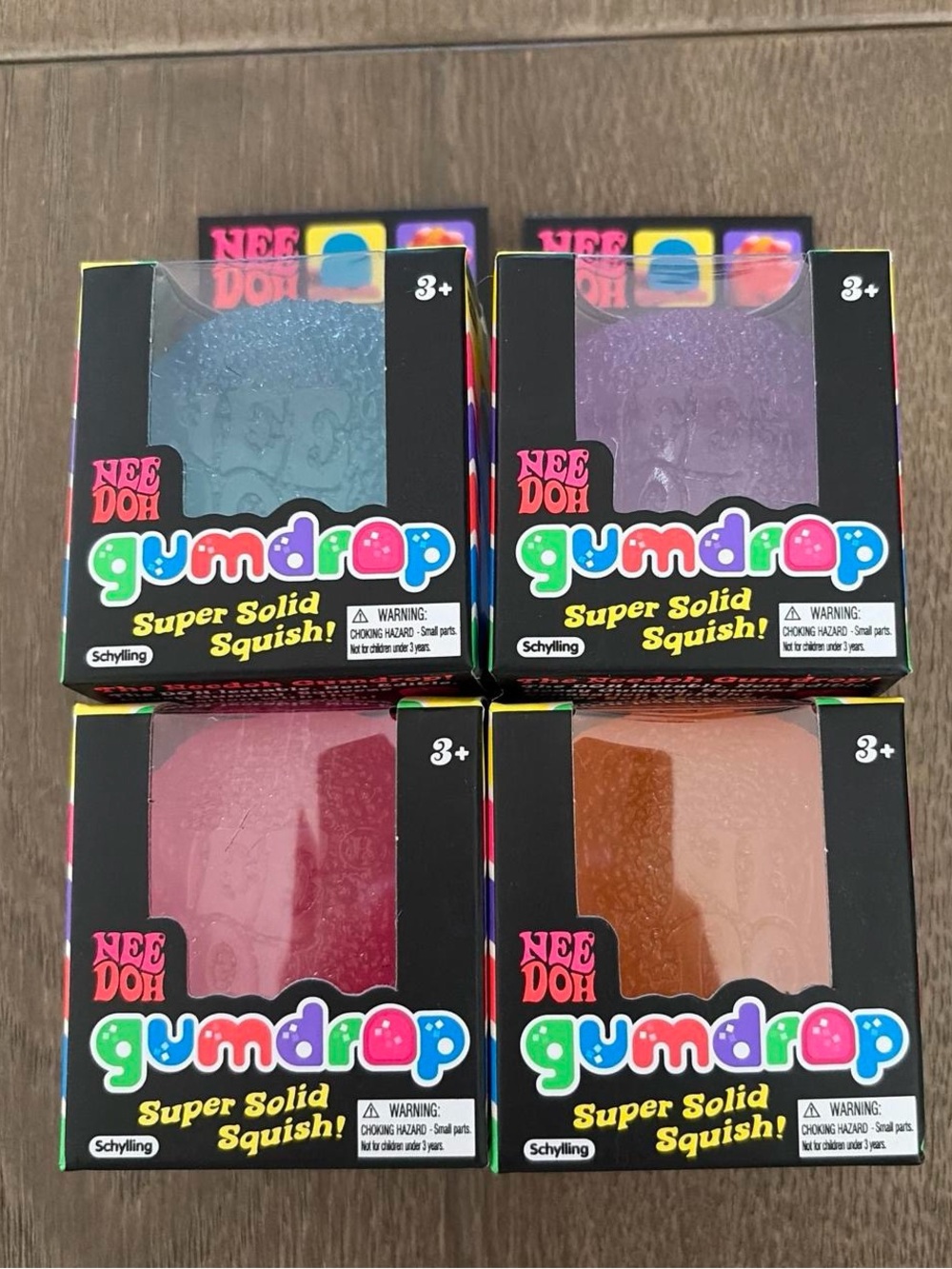 ULTIMATE Rainbow Gumdrop Needoh
Bundle NEW - Blue, Purple, Pink, Orange